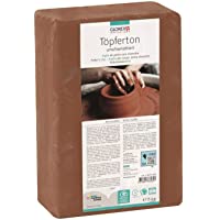 GLOREX 68073005 TÖPFER Tono 5 kg- Terracota- 22 x 15 x 7 cm